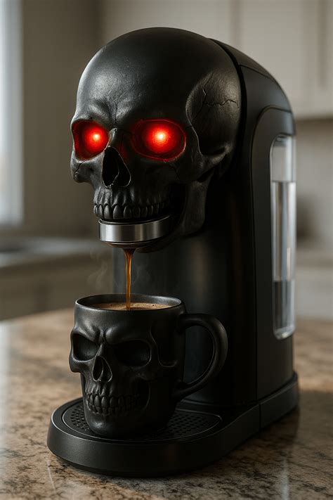 Skull Coffee Makers: Bold Brewing for Gothic Homes