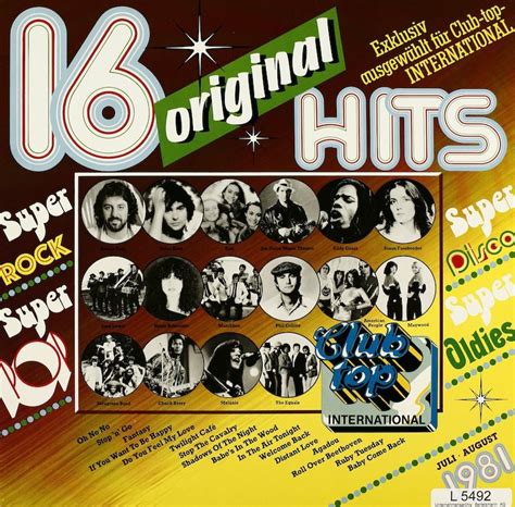 16 original Hits. Juli - August 1981 – Bertelsmann Vinyl Collection