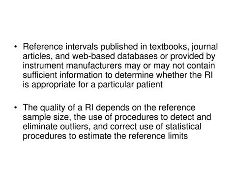 Image result for Reference Range Examples