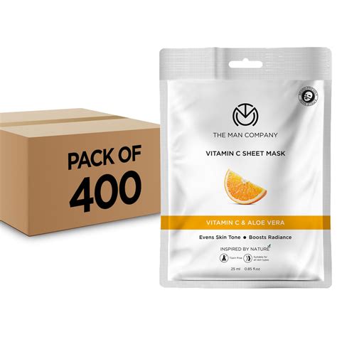Vitamin C Sheet Mask - Bulk Buy – The Man Company
