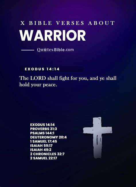 Powerful Bible Verses About Warriors