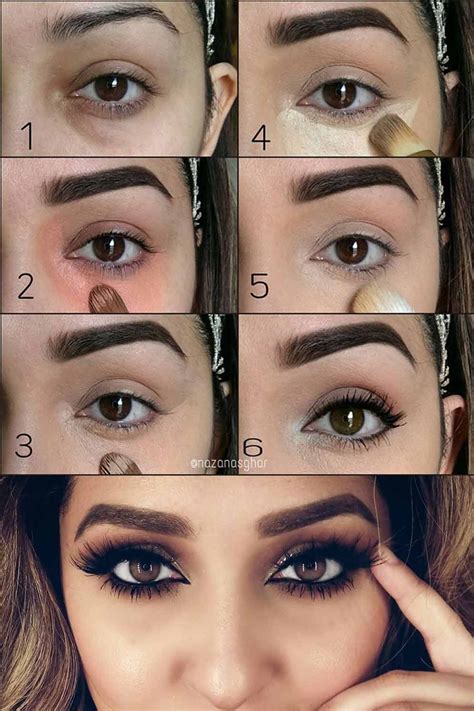 dark under eye makeup trend
