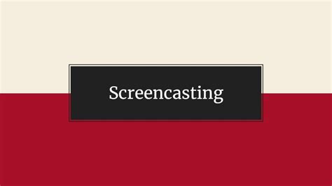 Screencast Example 的图像结果