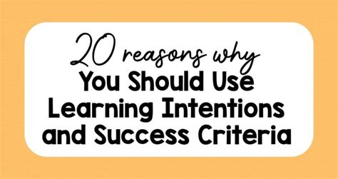 Image result for Why Is Sharing Learning Intentions Important