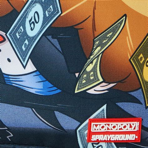 SPRAYGROUND Monopoly Money Bag DLXSR Backpack 910B4895NSZ - Shiekh