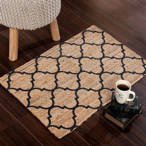Sashaa Braided Printed Jute Rug – Sashaaworld