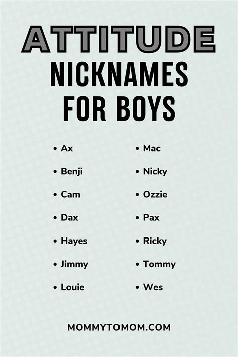 Nicknames For Guys