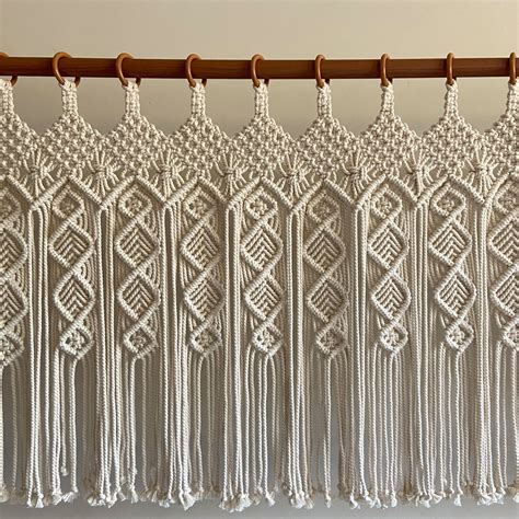 Macrame Window Curtain Patterns 的图像结果