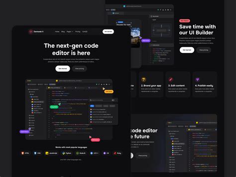 Darkweb X Website Page Template for Webflow