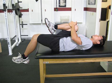 Thomas Test For Hip Flexor Tightness