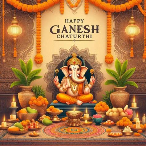 🔥 Happy Ganesh Chaturthi Wallpapers Images free download 2025 | USA,