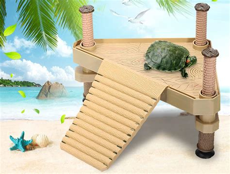 Volksrose Turtle Basking Platform Floating Turtle Pier Rectangular ...