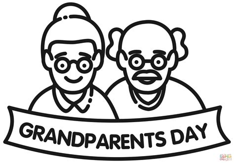 Grandparents Day Coloring Page | Free Printable Coloring Pages
