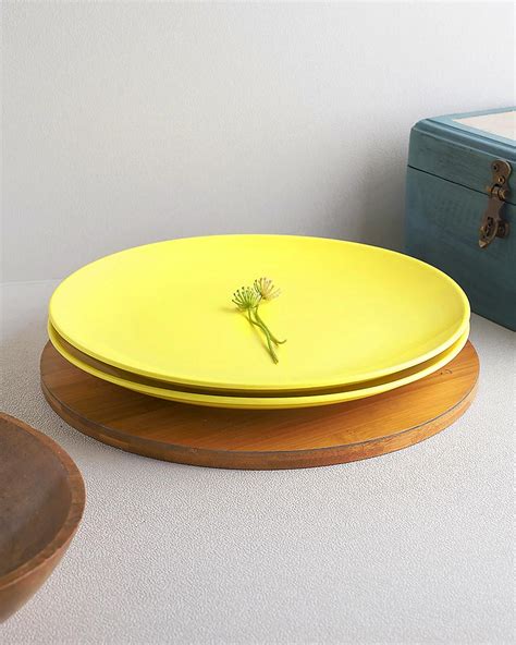 Fine Porcelain Yellow Urmi Full Plate – Homesake.in