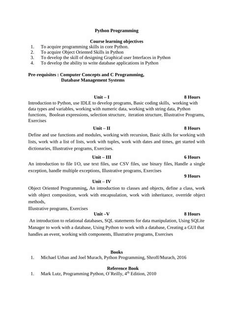 Image result for Course Objectives of Python Programming