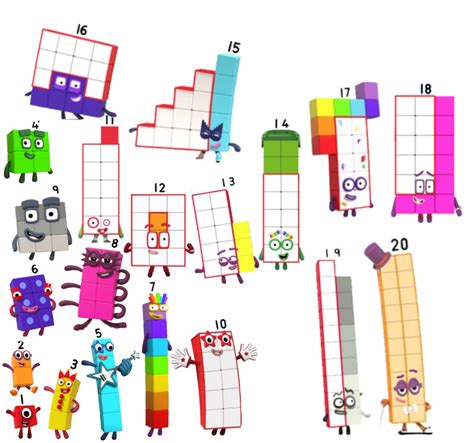Numberblocks 1 20