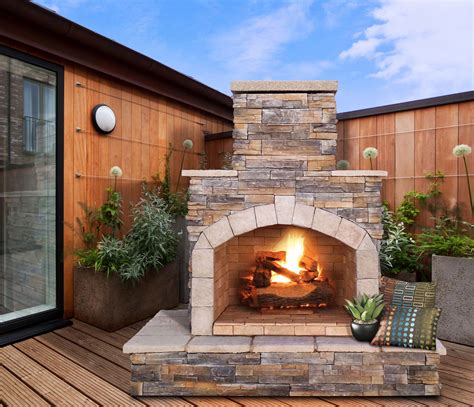 Outdoor Propane Gas Fireplace The Outdoor GreatRoom Company 40 Inch