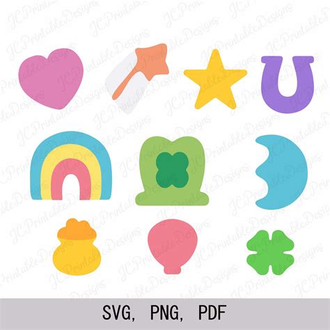 Lucky Charms Marshmallows Clip Art