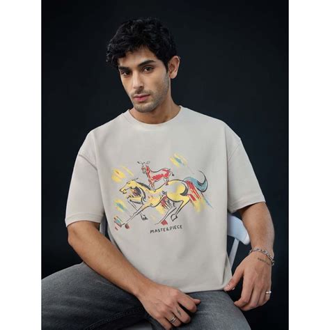 Buy The Souled Store Official Shemaroo: Majnu Bhai Painting Oversized T ...