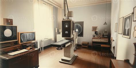 Explore a vintage radiology room with 1920s Xray machines, highlighting the evolution and ...