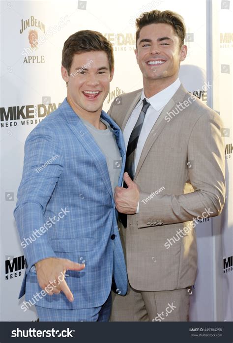 Adam Devine Zac Efron Los Angeles Stock Photo 445384258 | Shutterstock