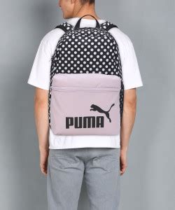PUMA Phase AOP Backpack 22 L Laptop Backpack Black-Polka Dot AOP ...
