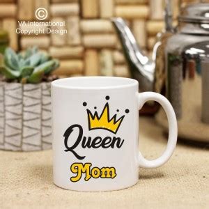 VA International EMD King Dad Queen Mom Couple Ceramic Coffee MUG Set ...