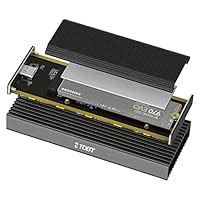 TDBT M.2 NVMe SSD Enclosure with Heat Sink, USB-C to PCIe NVMe M.2 SSD ...