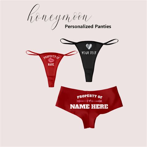 Snazzy Honeymoon Personalized Panties Pack – Wild Berries Intimates