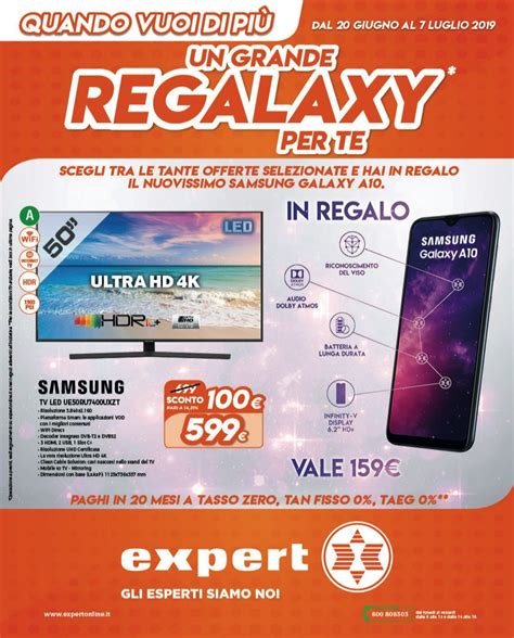 Expert regala Samsung Galaxy A10 nel nuovo volantino ricco di offerte ...