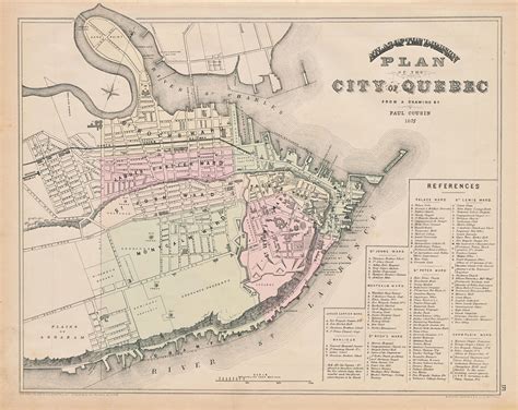 Quebec City Tourist Attractions Map