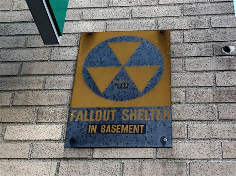 Nuclear Fallout Shelter Sign