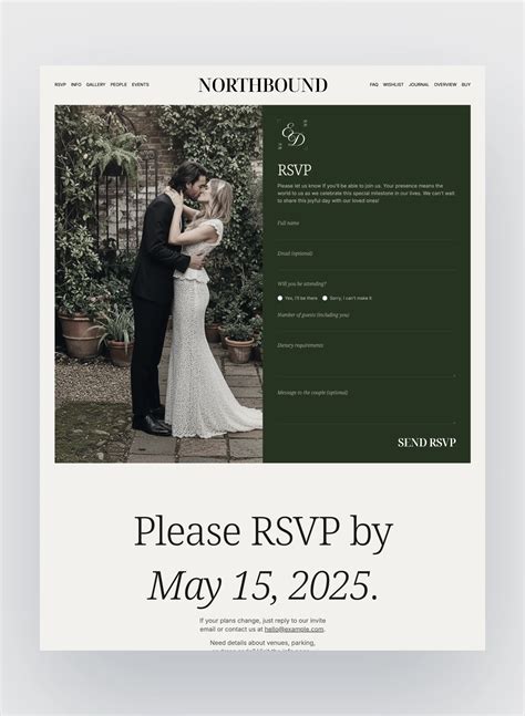 Northbound - A wedding theme for Astro & Tailwind CSS