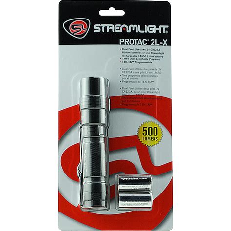 Streamlight ProTac 2L-X Multi-Fuel 500 Lumens Tactical Flashlight | Academy