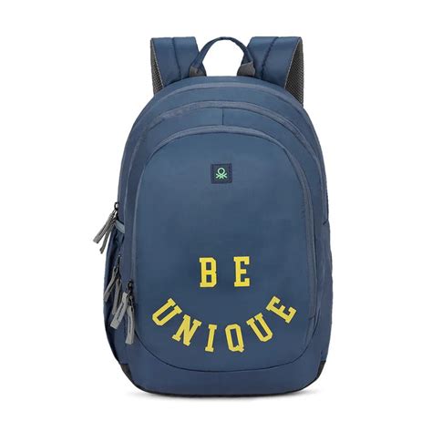 United Colors of Benetton Unique Laptop Backpack Navy – Brand27