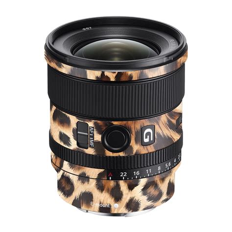 Classic Leopard Spots Sony FE 20mm F/1.8 G Camera Lens Skin