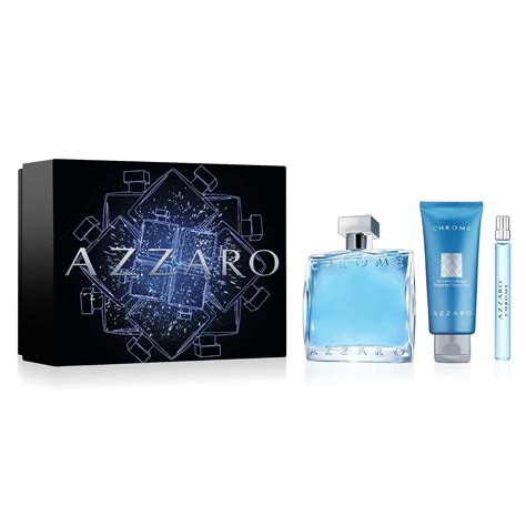 Amazon.com: Azzaro Chrome Eau de Toilette - Fresh Mens Cologne Gift Set ...