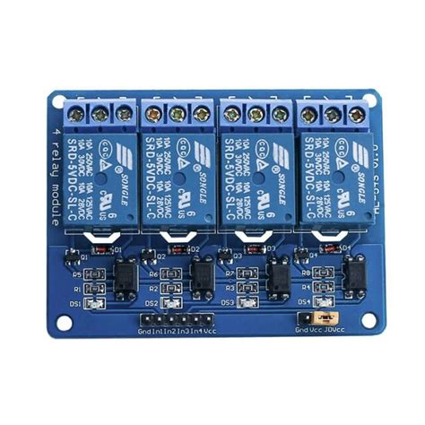 Image result for Arduino Compatible 4 Channel 5V Relay Module