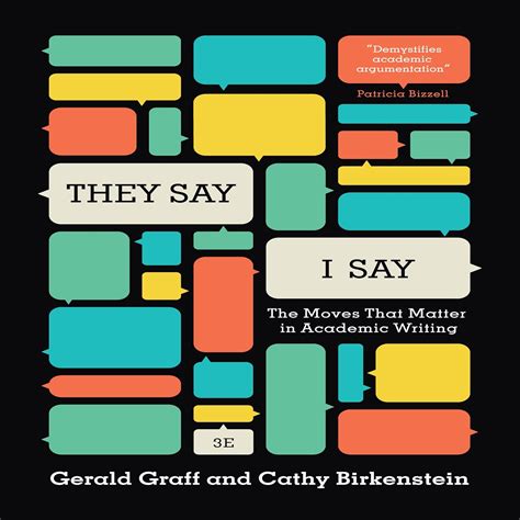 Amazon.com: "They Say / I Say": The Moves That Matter in Academic ...