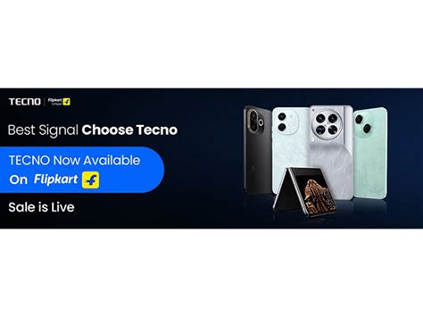 TECNO's Latest Smartphone Lineup Now Available on Flipkart with ...