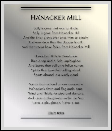 Hilaire Belloc Poems | Classic Famous Poetry