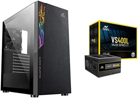 Amazon.in: Buy Ant Esports ICE-120AG Mid Tower Computer Case I Gaming ...