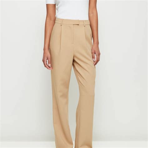 Full Length Straight Leg Pants - Preview - Beige | Target Australia