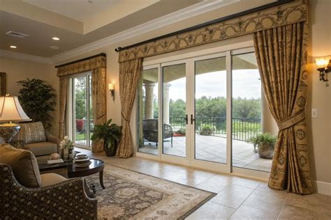 19+ Stylish Sliding Glass Patio Door Curtain Ideas