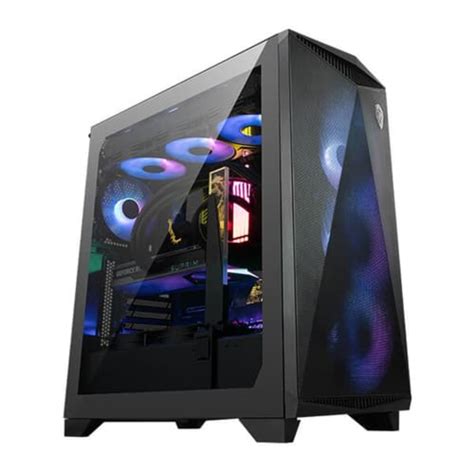 MSI MPG Gungnir 300R Airflow ARGB EATX Mid Tower Cabinet (Black ...