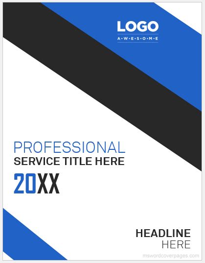 Cover Page of a Business Report Format 的图像结果