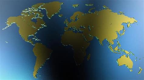Image result for World Map 3D View