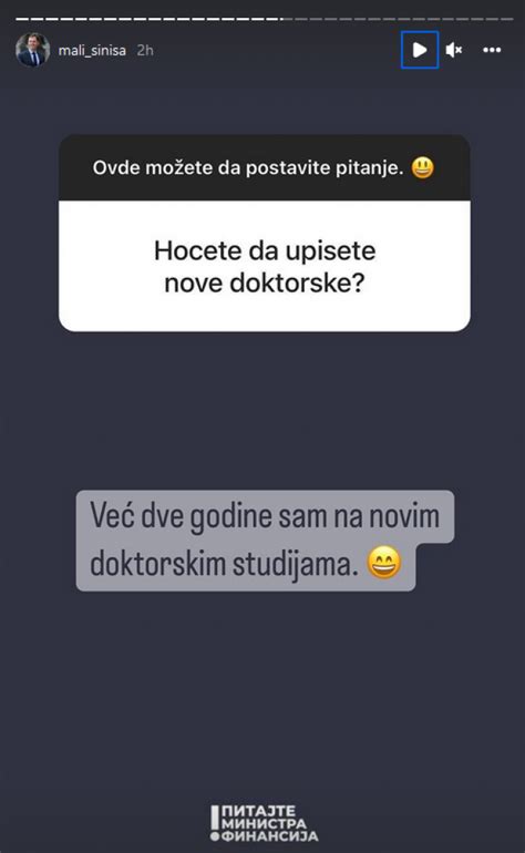 Mali odgovarao na pitanja građana i otkrio: "Upisao sam nove doktorske ...