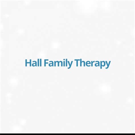 Hall Family Therapy Online Presentations Channel