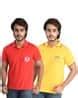 Buy Red/Gold Tshirts for Men by CLOTHE FUNN Online | Ajio.com